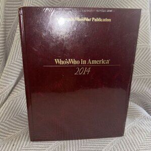 Who's Who In America Marquis Publication 2014 New Sealed Book‎ Volume 2 M-Z